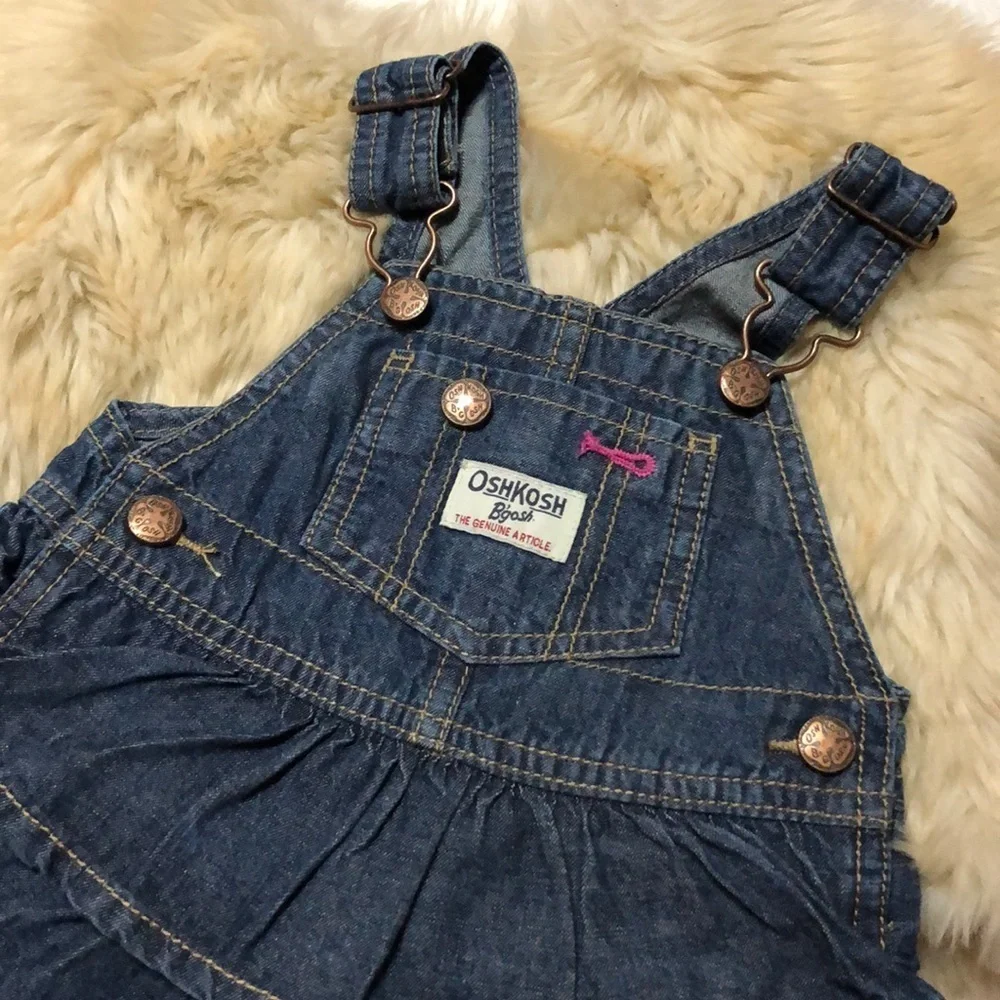 Oshkosh Bgosh GUC size 12M overall/dress